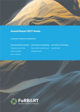 Annual Report 2017 Annex