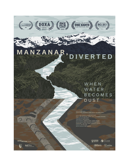 Manzanar, Diverted: When Water Becomes Dust