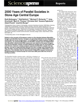 2000 Years of Parallel Societies in Stone Age Central Europe