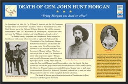 Death of General John Hunt Morgan