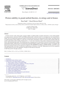 Proton Stability in Grand Unified Theories, in Strings and in Branes