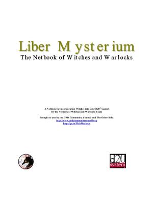 Liber Mysterium: Introduction