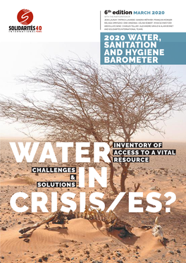 2020 Water, Sanitation and Hygiene Barometer