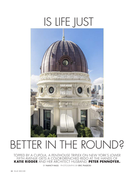 Elle Decor Better in the Round? July 2020