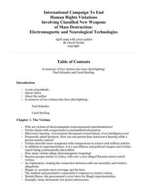 Electromagnetic and Neurological Technologies