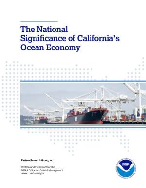 The National Significance of California's Ocean Economy