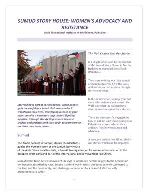 Sumud Story House: Women's Advocacy and Resistance