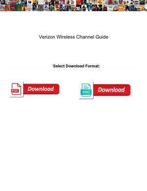 Verizon Wireless Channel Guide