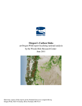Oregon's Carbon Sinks