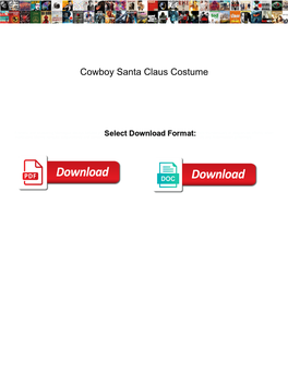 Cowboy Santa Claus Costume