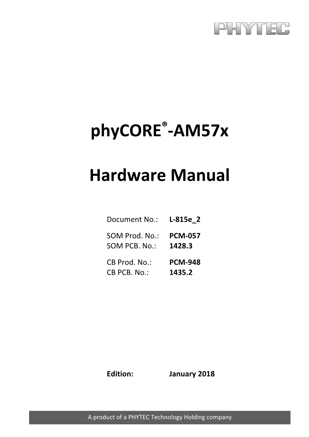 Phycore®-Am57x Hardware Manual