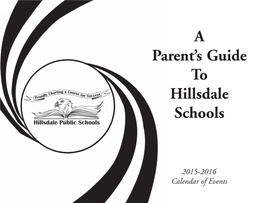 A Parent's Guide to Hillsdale Schools