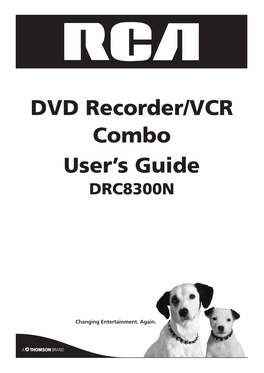 DVD Recorder/VCR Combo User's Guide
