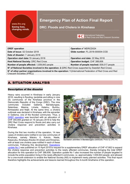 Final Report DRC: Floods and Cholera in Kinshasa