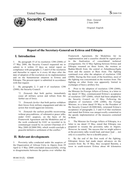 Security Council Distr.: General 2 June 2000