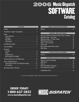 SOFTWARE Catalog