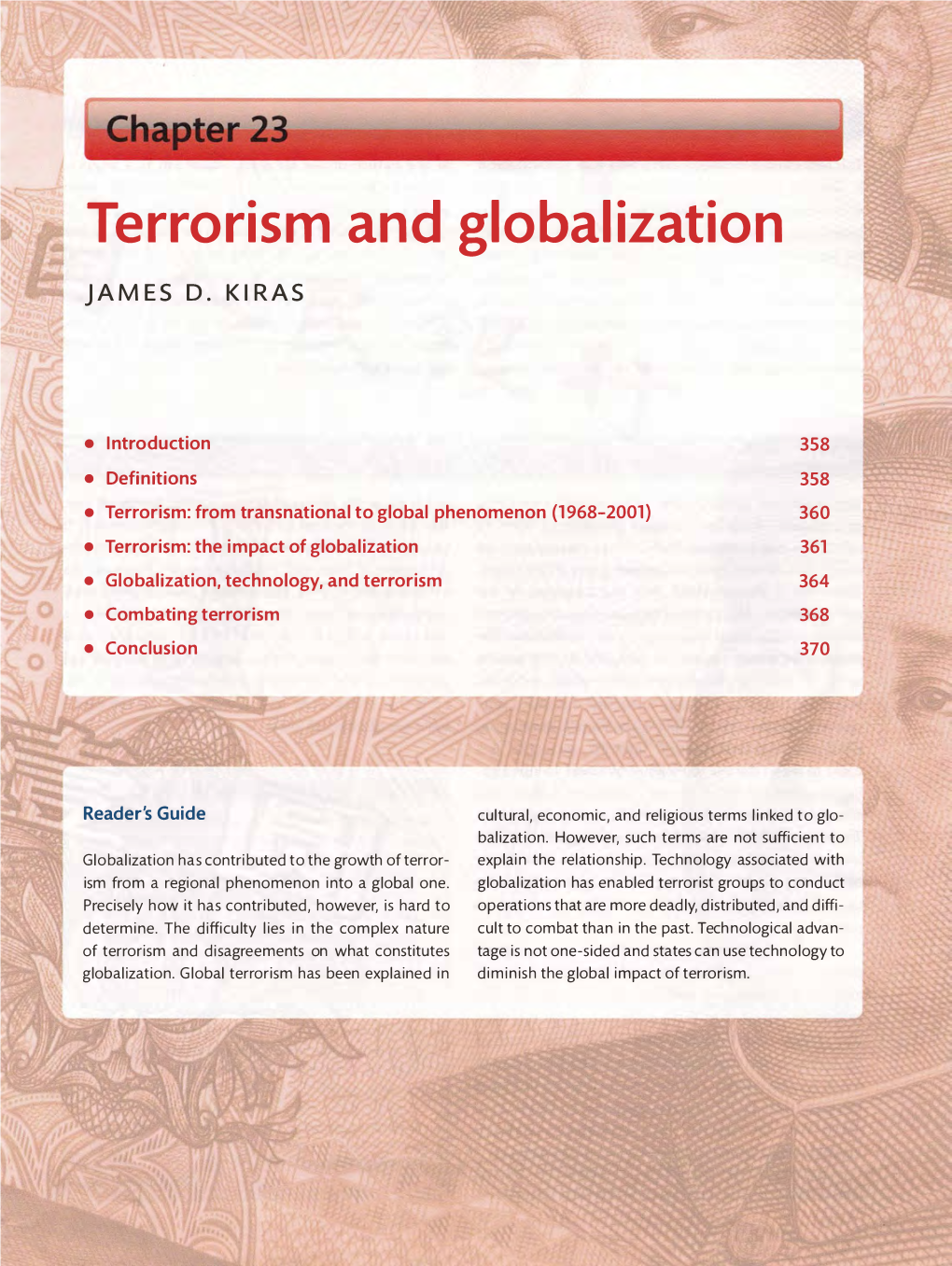 Terrorism and Globalization Or the Nature of the Struggle