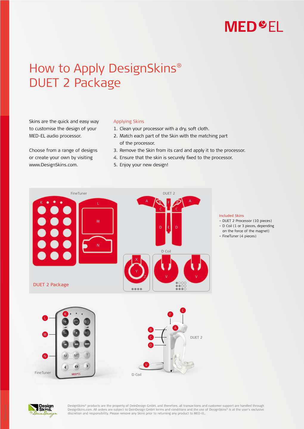 How to Apply Designskins® DUET 2 Package