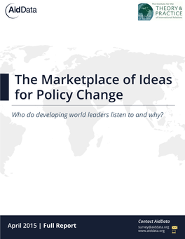 The Marketplace of Ideas for Policy Change