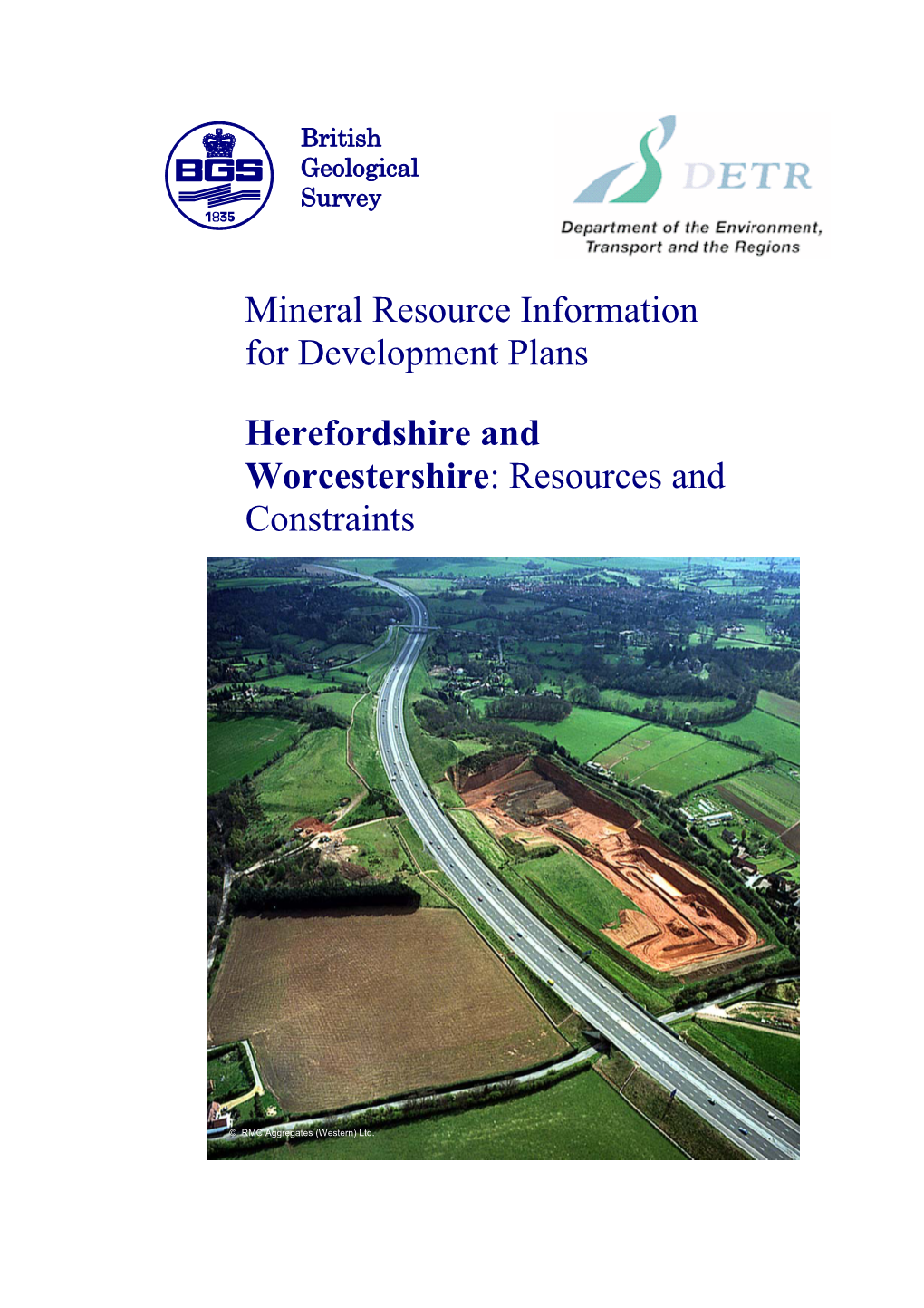 Mineral Resources Report for Hereford and Worcestershire