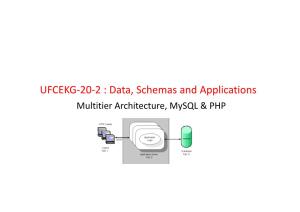 UFCEKG-20-2 : Data, Schemas and Applications