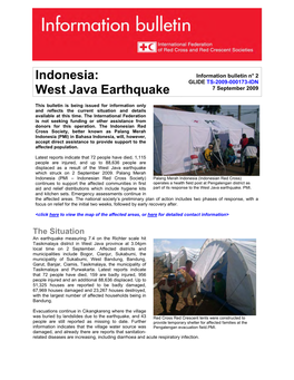 Indonesia: West Java Earthquake