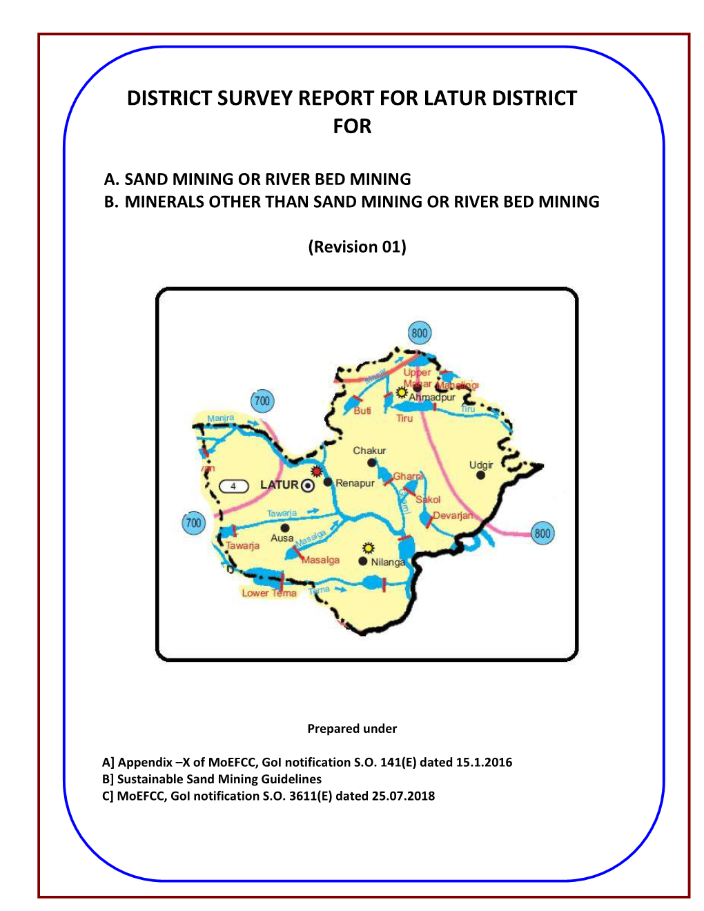 District Survey Report for Latur District For