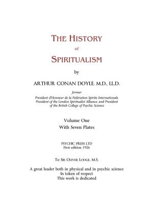 The History Spiritualism