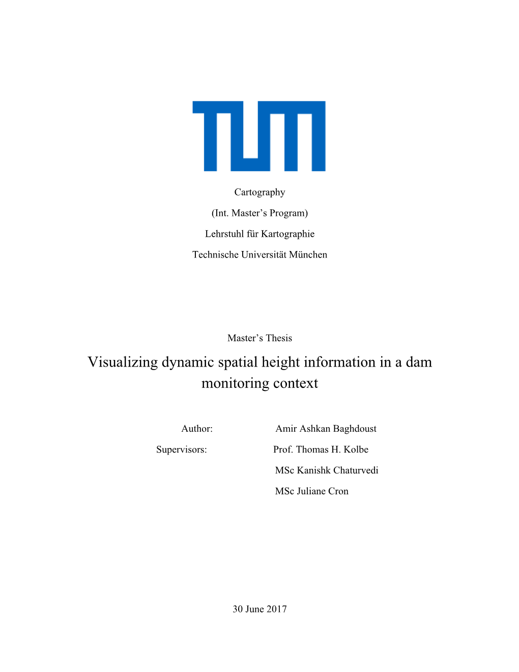 Visualizing Dynamic Spatial Height Information in a Dam Monitoring Context