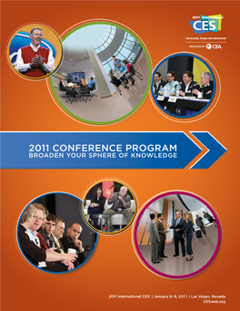 2011 Conference Program Broaden Your Sphere of Knowledge