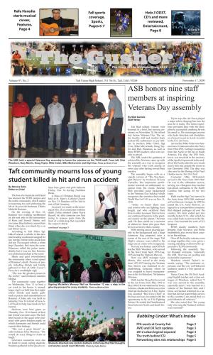 ASB Honors Nine Staff Members at Inspiring Veterans Day Assembly