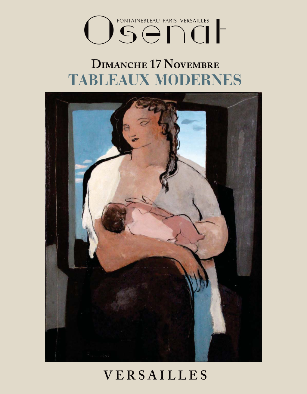 Dimanche 17 Novembre TABLEAUX MODERNES