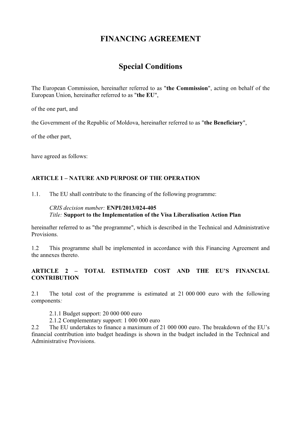 Financing Agreement s1