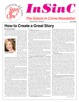 Visit Sisters in Crime Online At