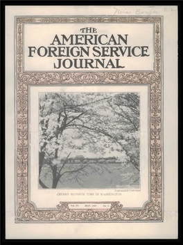 The Foreign Service Journal, May 1932