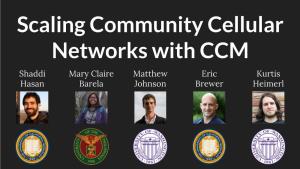 Scaling Community Cellular Networks With