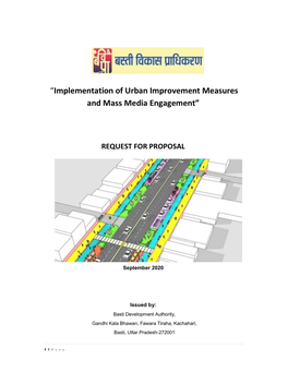 Implementation of Urban Improvement Measures and Mass Media Engagement”