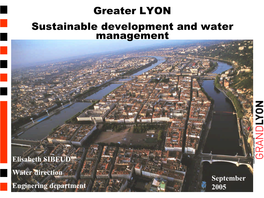 Greater LYON Sustainable Development and Water Management