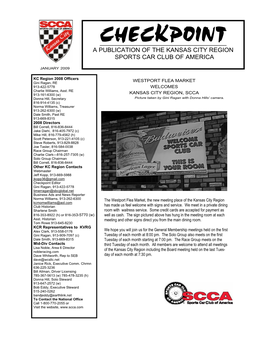 A Publication of the Kansas City Region Sports Car Club of America