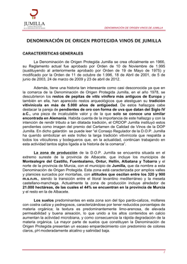 Informacion General D O Jumilla 2017