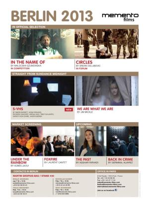 Berlin 2013 in Official Selection