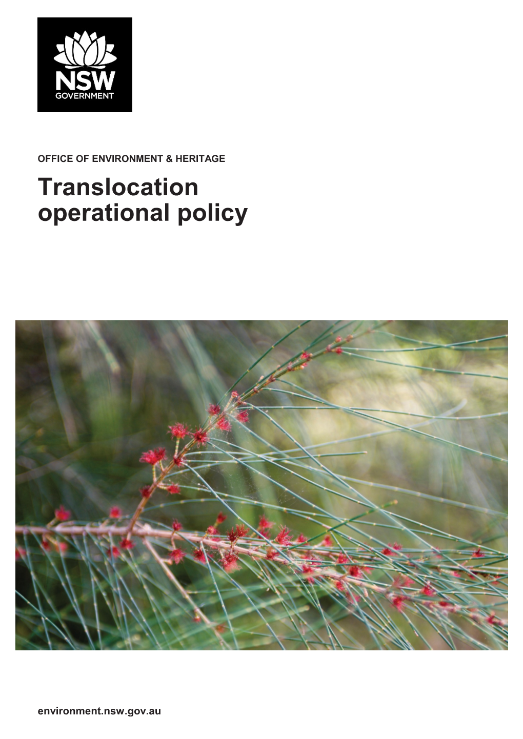 Translocation Operational Policy