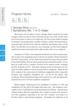 Symphony No. 1 in C Major