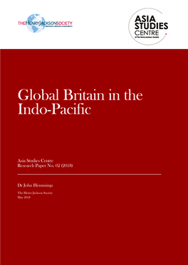 Global Britain in the Indo-Pacific