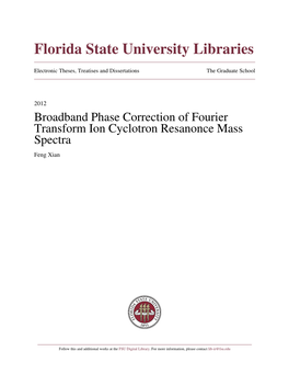 Broadband Phase Correction of Fourier Transform Ion Cyclotron Mass Spectra