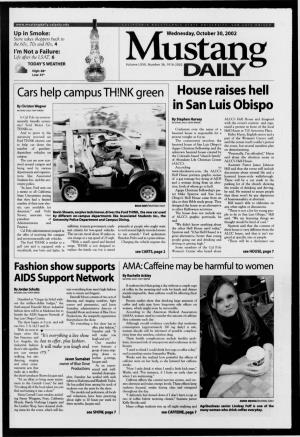 Mustang Daily, October 30, 2002