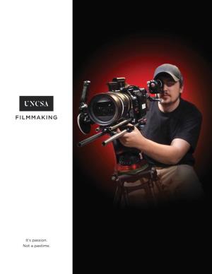 UNCSA School of Filmmaking Brochure