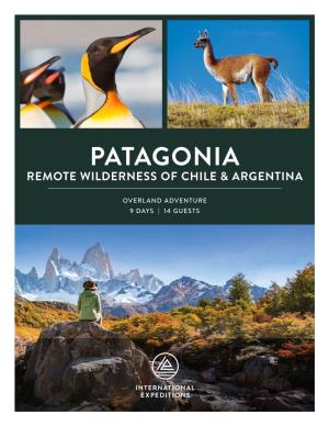 Patagonia Remote Wilderness of Chile & Argentina