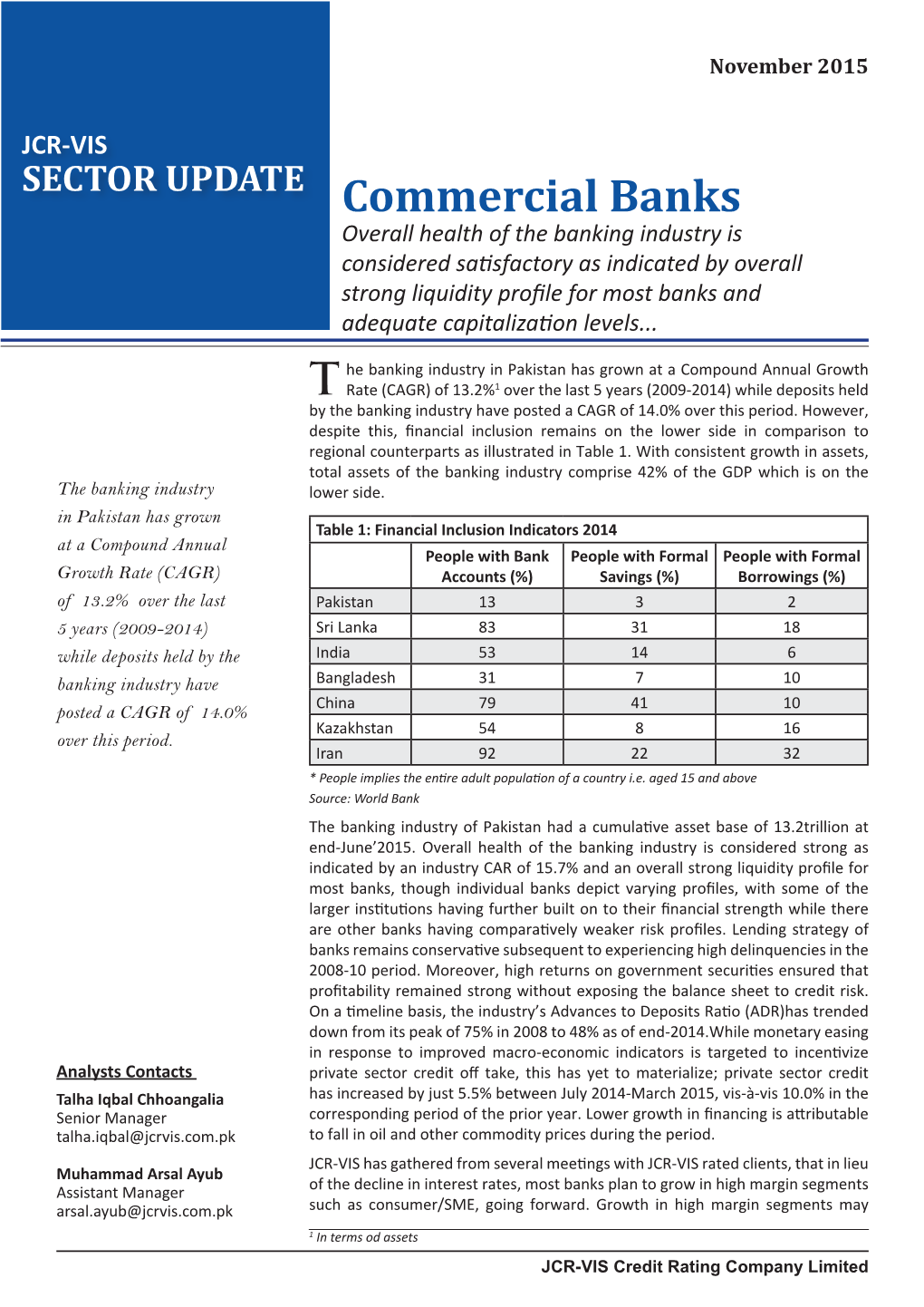 Commercial Banks