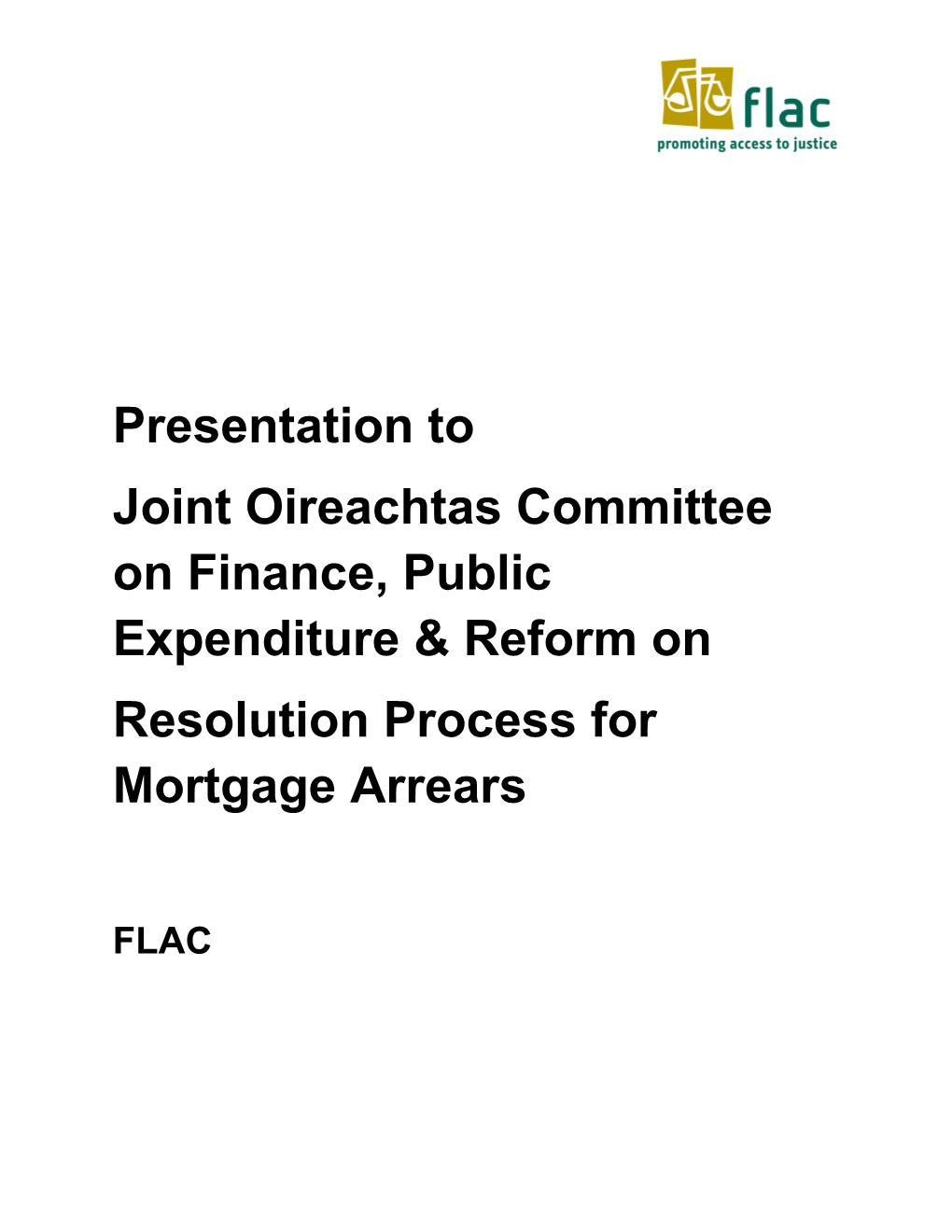 Joint Oireachtas Committee on Finance, Public Expenditure & Reform On